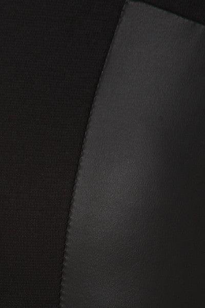Leather Panel Leggings