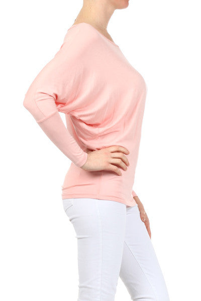 Dolman-sleeved Loveliness (Pink)
