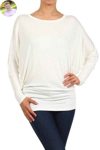 Dolman-sleeved Loveliness (Ivory)