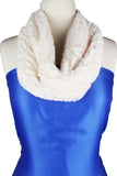 Fluffy Infinity Scarf (White)