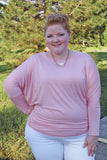 Dolman-sleeved Loveliness (Pink)